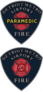 Detroit Metro Airport Fire Department Badges