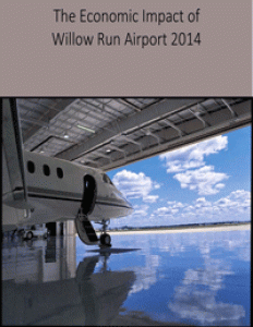 The Economic Impact of Willow Run Airport 2014 Publication Cover