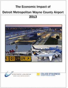 Detroit Metro Airport Economic Impact Publication Cover