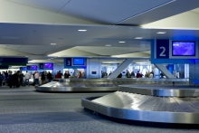 An airport's baggage claim